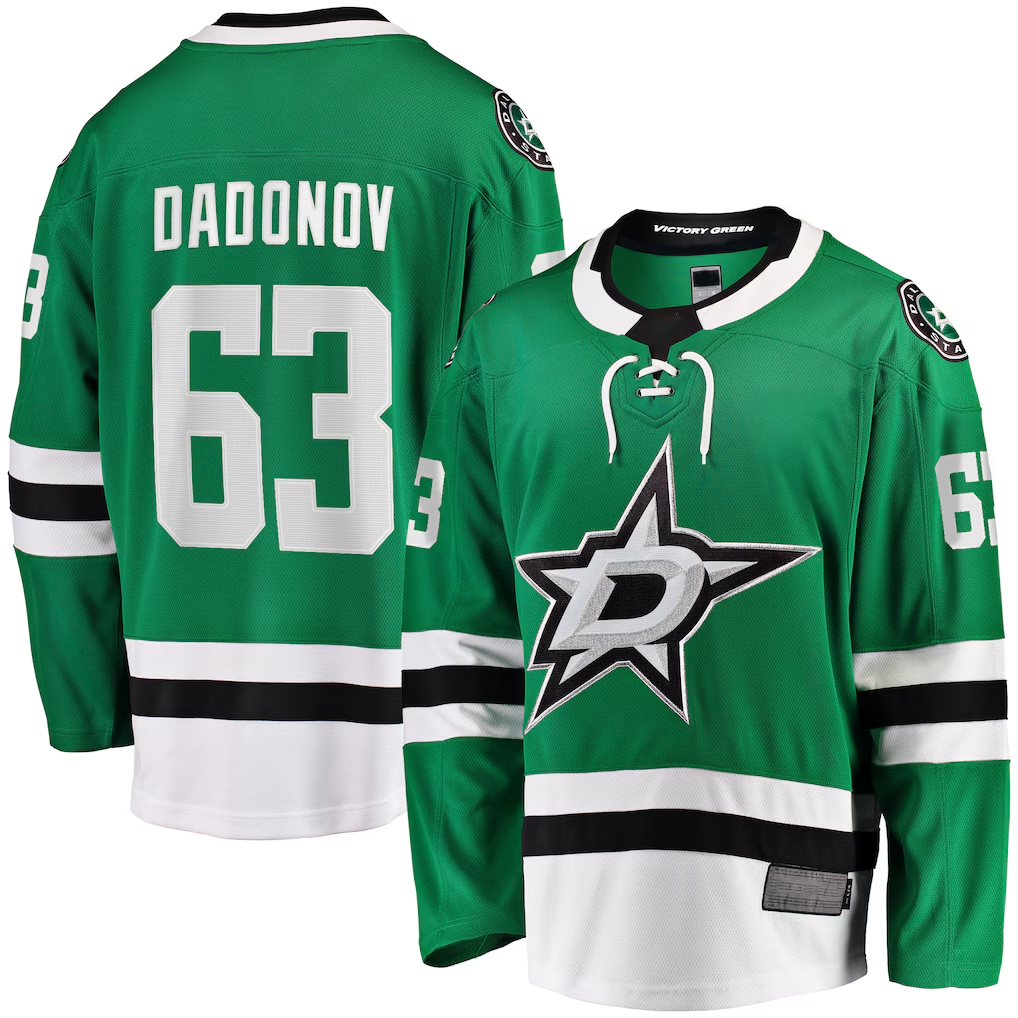 Crovyle D.Stars #63 Evgenii Dadonov Green Home Breakaway Jerseys