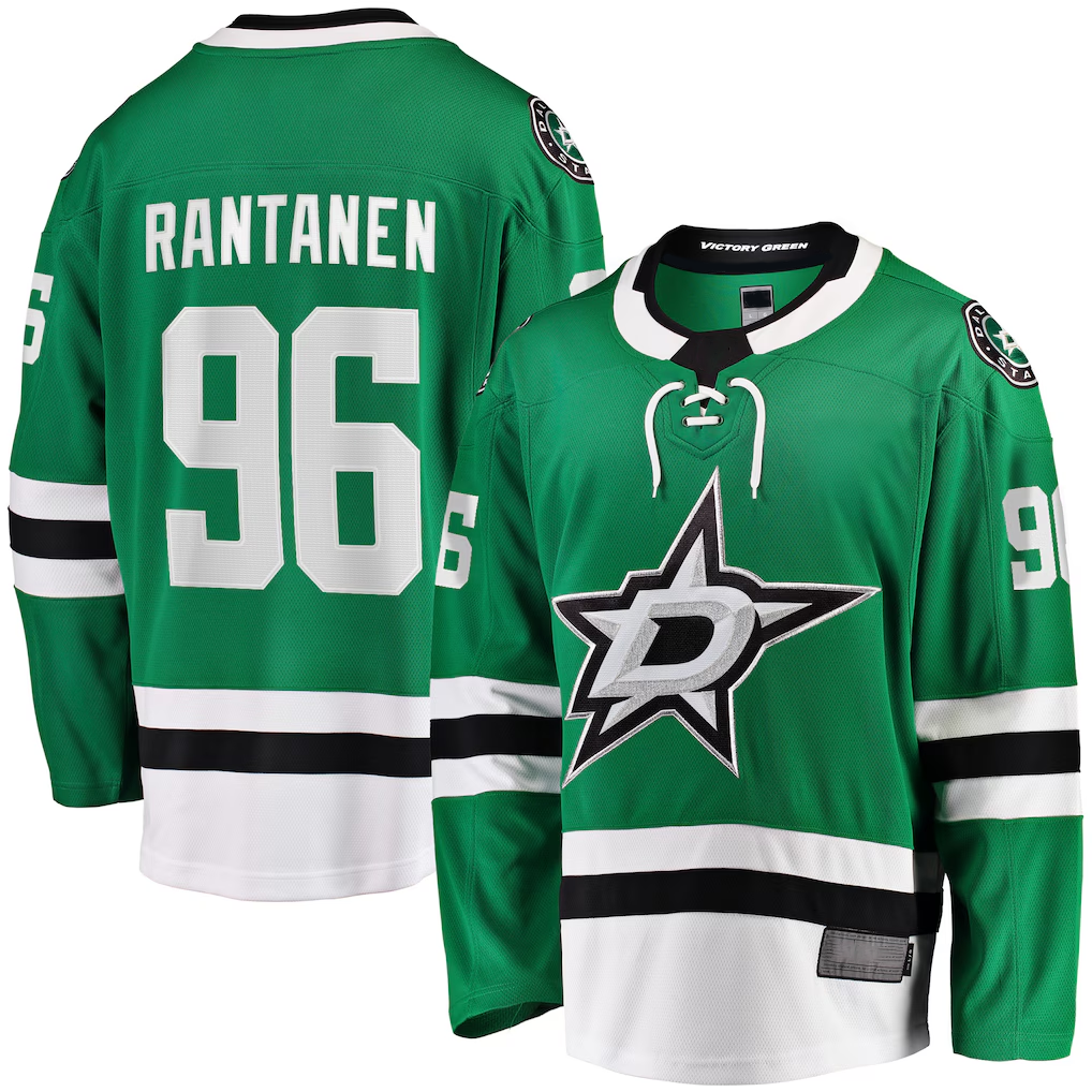 Crovyle D.Stars #96 Mikko Rantanen Kelly Green Home Breakaway Jerseys