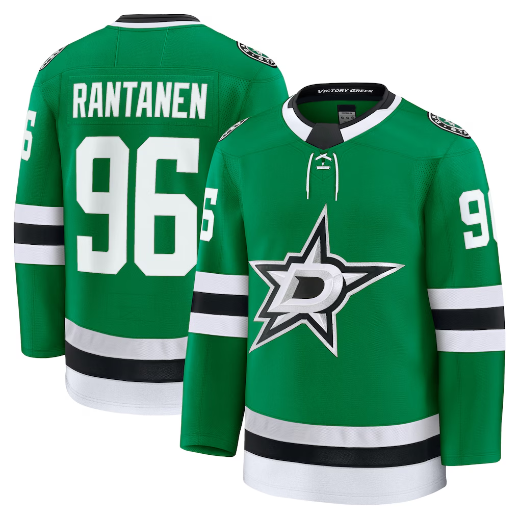 Crovyle D.Stars #96 Mikko Rantanen Kelly Green Home Premium Jerseys