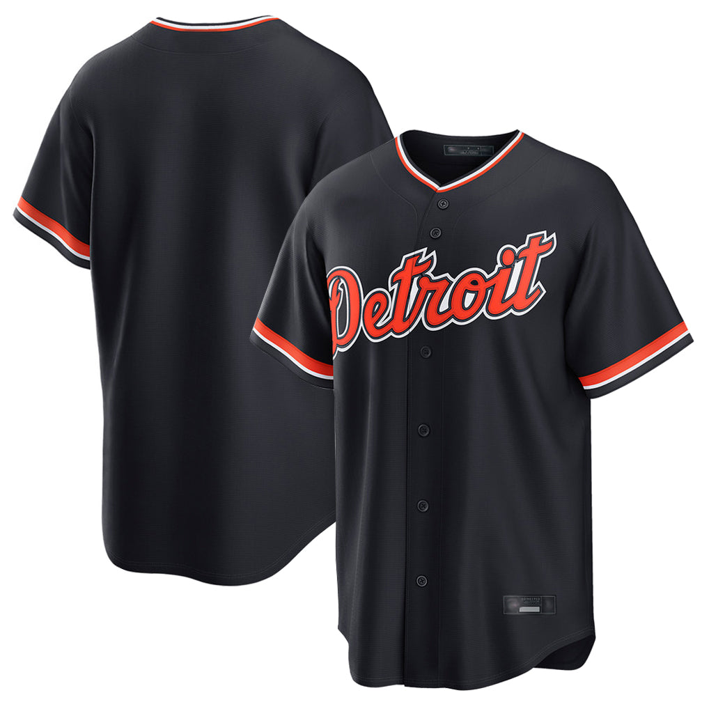 Crovyle D.Tigers Navy Home Game Blank Player Stitched Jerseys