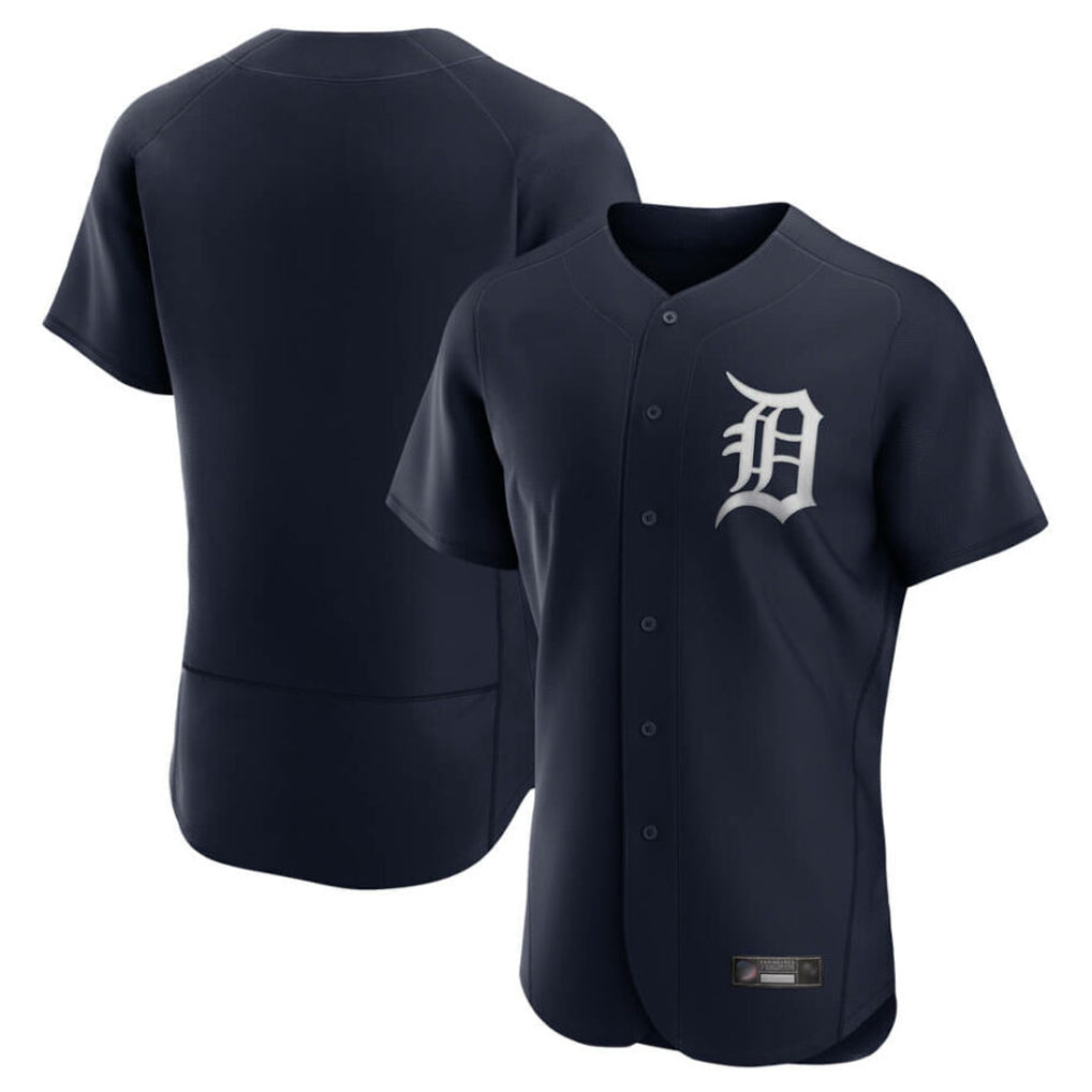 Crovyle D.Tigers Navy Home Limited Elite Blank Player Stitched Jerseys