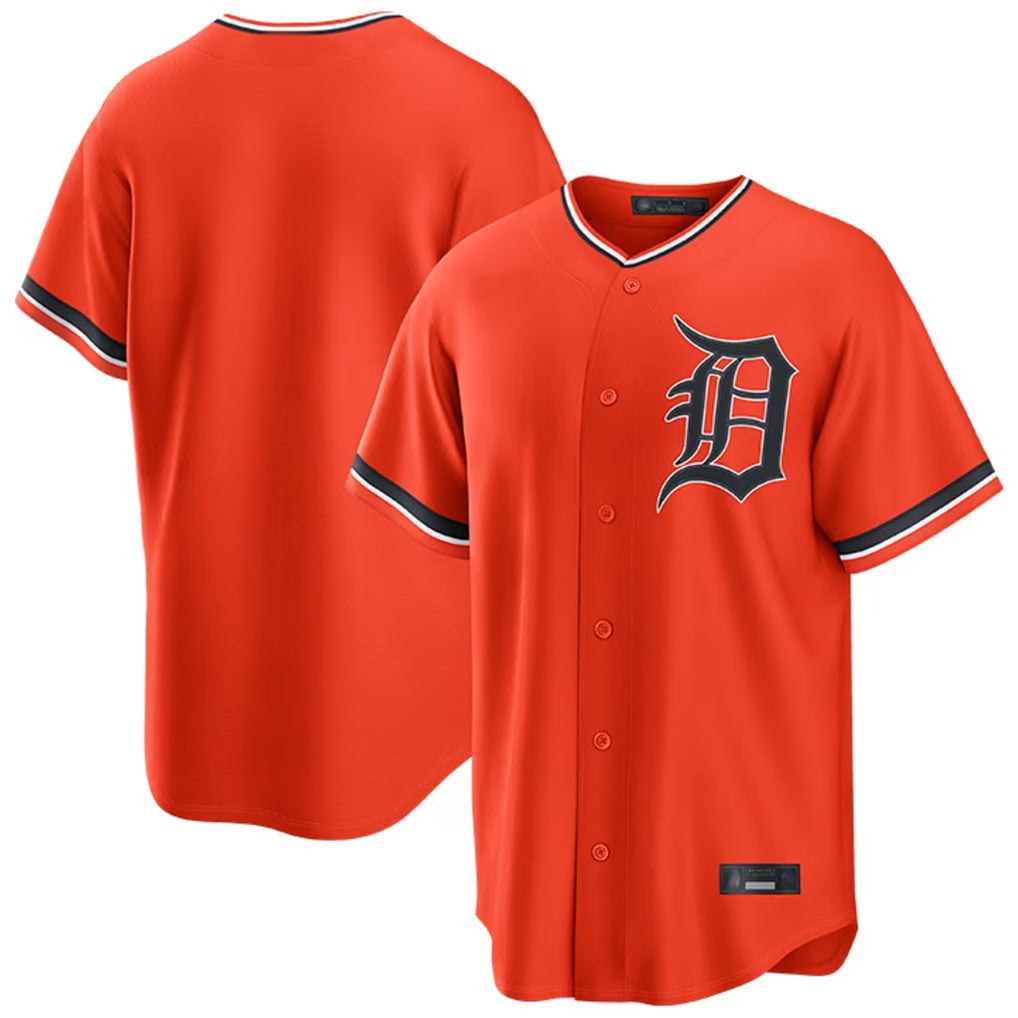 Crovyle D.Tigers Orange Home Game Blank Player Stitched Jerseys