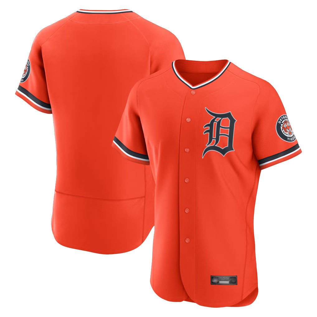 Crovyle D.Tigers Orange Limited Elite Home Blank Player Stitched Jerseys