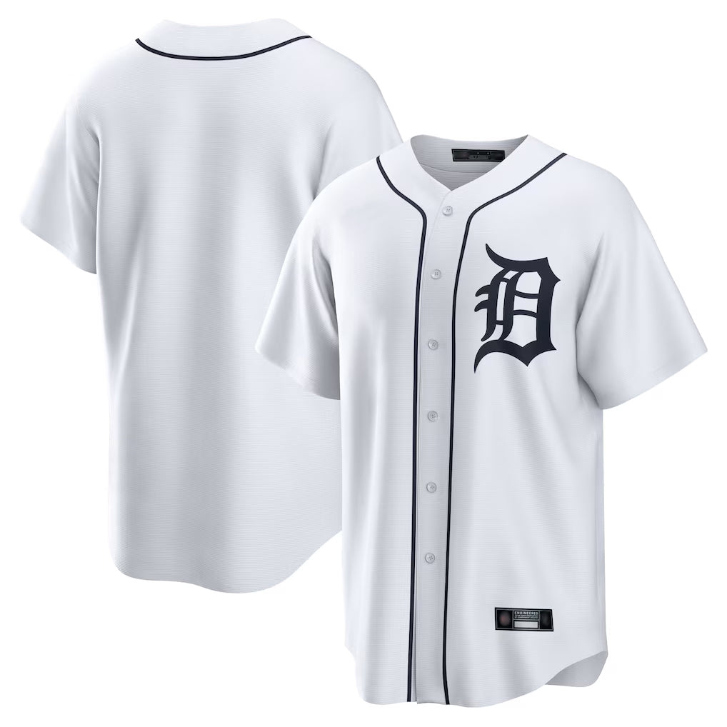 Crovyle D.Tigers White Home Game Blank Player Stitched Jerseys