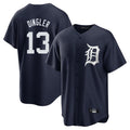Crovyle D.Tigers #13 Dillon Dingler Player Navy Game Home Stitched Jerseys