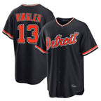 Crovyle D.Tigers #13 Dillon Dingler Player Navy Home Game Stitched Jerseys
