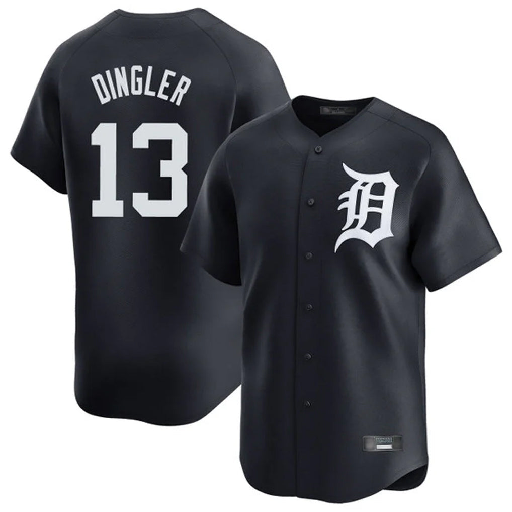 Crovyle D.Tigers #13 Dillon Dingler Player Navy Home Limited Game Stitched Jerseys