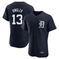 Crovyle D.Tigers #13 Dillon Dingler Player Navy Limited Elite Home Stitched Jerseys