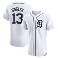 Crovyle D.Tigers #13 Dillon Dingler Player White Limited Elite Home Stitched Jerseys