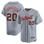 Crovyle D.Tigers #20 Spencer Torkelson Player Gray Home Limited Stitched Jerseys