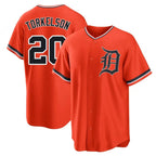 Crovyle D.Tigers #20 Spencer Torkelson Player Orange Home Game Stitched Jerseys