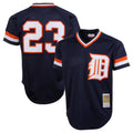 Crovyle D.Tigers #23 Kirk Gibson Player Mitchell & Ness Navy 1984 Mesh Batting Practice  T-shirt Stitched Jerseys