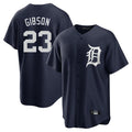 Crovyle D.Tigers #23 Kirk Gibson Player Navy Game Home Stitched Jerseys
