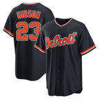 Crovyle D.Tigers #23 Kirk Gibson Player Navy Home Game Stitched Jerseys
