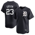 Crovyle D.Tigers #23 Kirk Gibson Player Navy Home Limited Game Stitched Jerseys