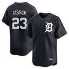 Crovyle D.Tigers #23 Kirk Gibson Player Navy Home Limited Game Stitched Jerseys
