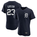 Crovyle D.Tigers #23 Kirk Gibson Player Navy Limited Elite Home Stitched Jerseys