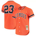 Crovyle D.Tigers #23 Kirk Gibson Player Orange DMitchell & Ness Cooperstown Collection Batting Limited Stitched Jerseys