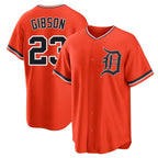 Crovyle D.Tigers #23 Kirk Gibson Player Orange Home Game Stitched Jerseys