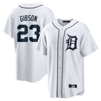 Crovyle D.Tigers #23 Kirk Gibson Player White Home Game Stitched Jerseys