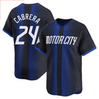 Crovyle D.Tigers #24 Miguel Cabrera Player Navy City Connect Home Limited Stitched Jerseys