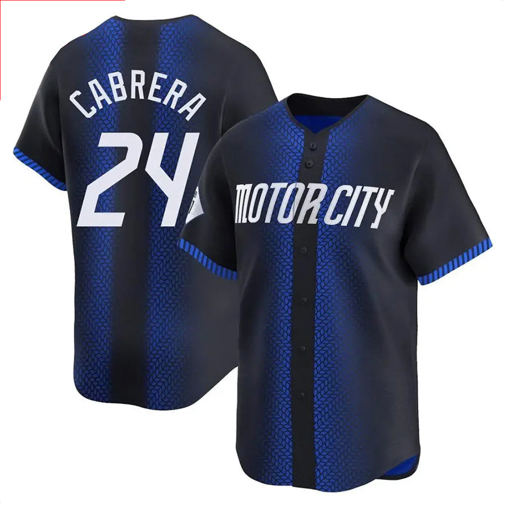 Crovyle D.Tigers #24 Miguel Cabrera Player Navy City Connect Home Limited Stitched Jerseys
