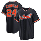 Crovyle D.Tigers #24 Miguel Cabrera Player Navy Home Game Stitched Jerseys