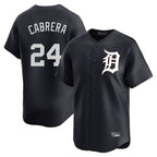 Crovyle D.Tigers #24 Miguel Cabrera Player Navy Home Limited Game Stitched Jerseys