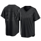 Crovyle D.Tigers #28 Javier B¨¢ez Player Black T-shirt Home Game Stitched Jerseys