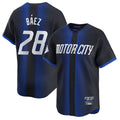 Crovyle D.Tigers #28 Javier B¨¢ez Player Navy City Connect Home Limited Stitched Jerseys