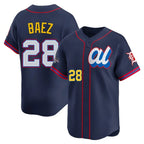 Crovyle D.Tigers #28 Javier B¨¢ez Player Navy Limited American League All-Star Edition Stitched Jerseys