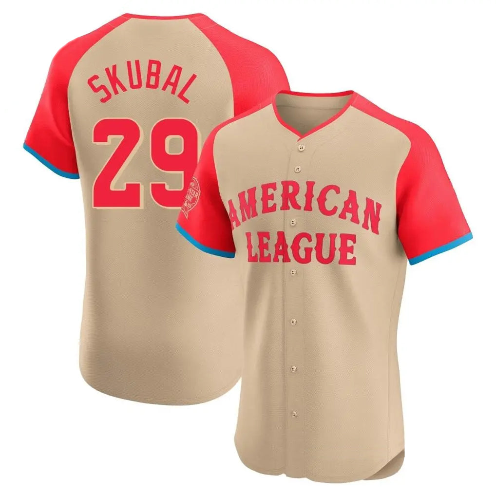 Crovyle D.Tigers #29 Tarik Skubal Player Cream American League All-Star Limited Elite Home Stitched Jerseys