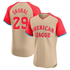 Crovyle D.Tigers #29 Tarik Skubal Player Cream American League All-Star Limited Elite Home Stitched Jerseys