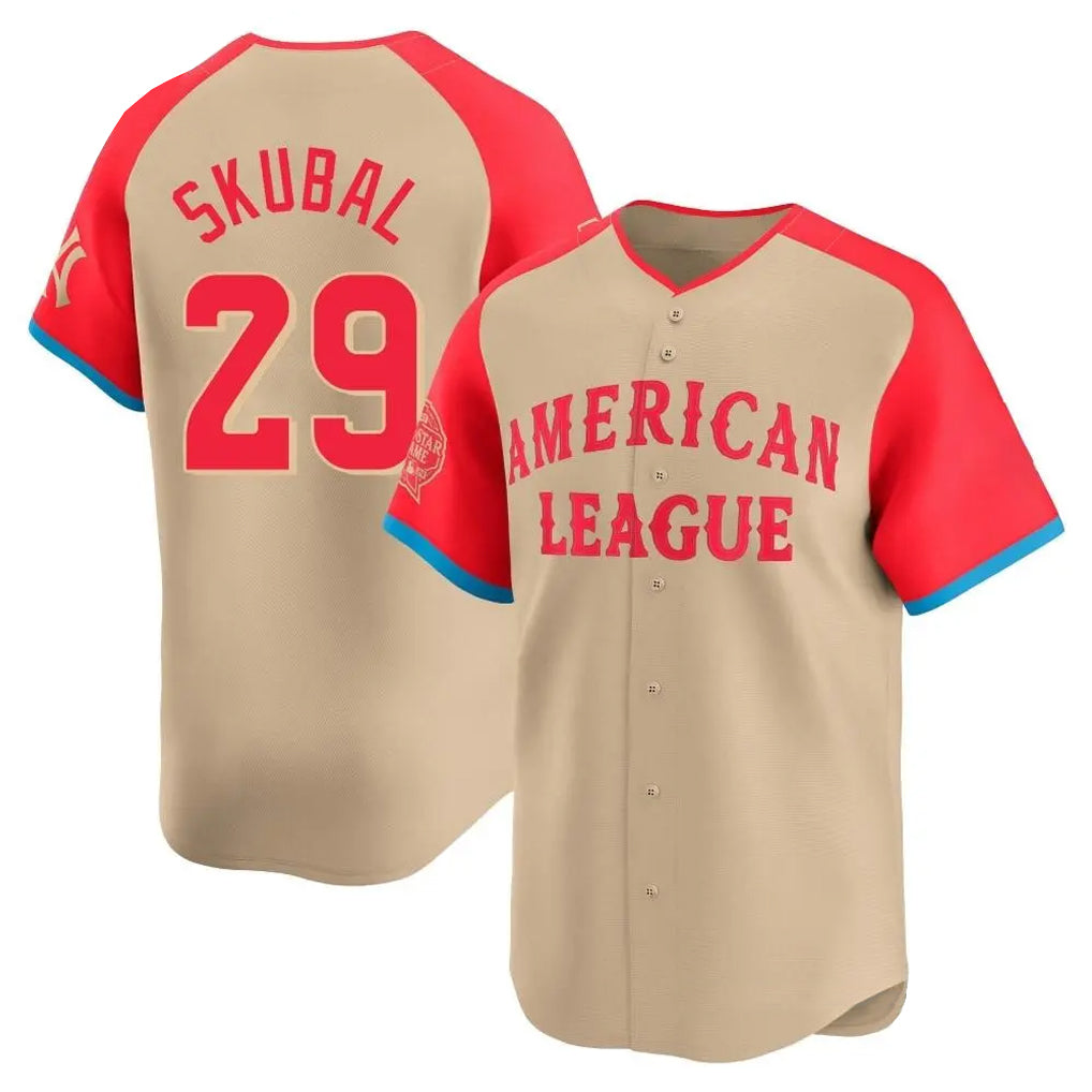 Crovyle D.Tigers #29 Tarik Skubal Player Cream Limited American League All-Star Game Stitched Jerseys