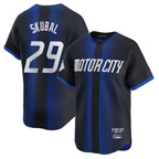 Crovyle D.Tigers #29 Tarik Skubal Player Navy City Connect Home Limited Stitched Jerseys