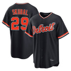 Crovyle D.Tigers #29 Tarik Skubal Player Navy Home Game Stitched Jerseys