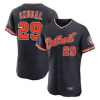 Crovyle D.Tigers #29 Tarik Skubal Player Navy Limited Elite Home Game Stitched Jerseys