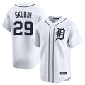 Crovyle D.Tigers #29 Tarik Skubal Player White Home Limited Stitched Jerseys