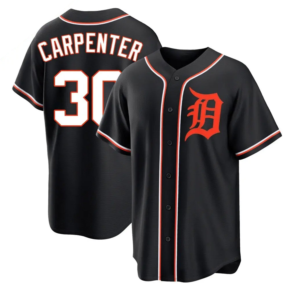 Crovyle D.Tigers #30 Kerry Carpenter Player Black Fashion Out Home Game Stitched Jerseys