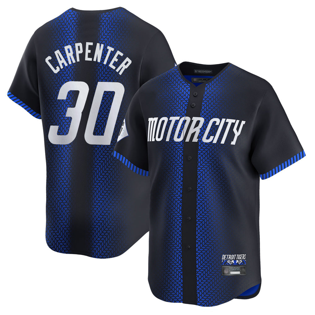 Crovyle D.Tigers #30 Kerry Carpenter Player Navy City Connect Home Limited Stitched Jerseys