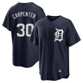 Crovyle D.Tigers #30 Kerry Carpenter Player Navy Game Home Stitched Jerseys