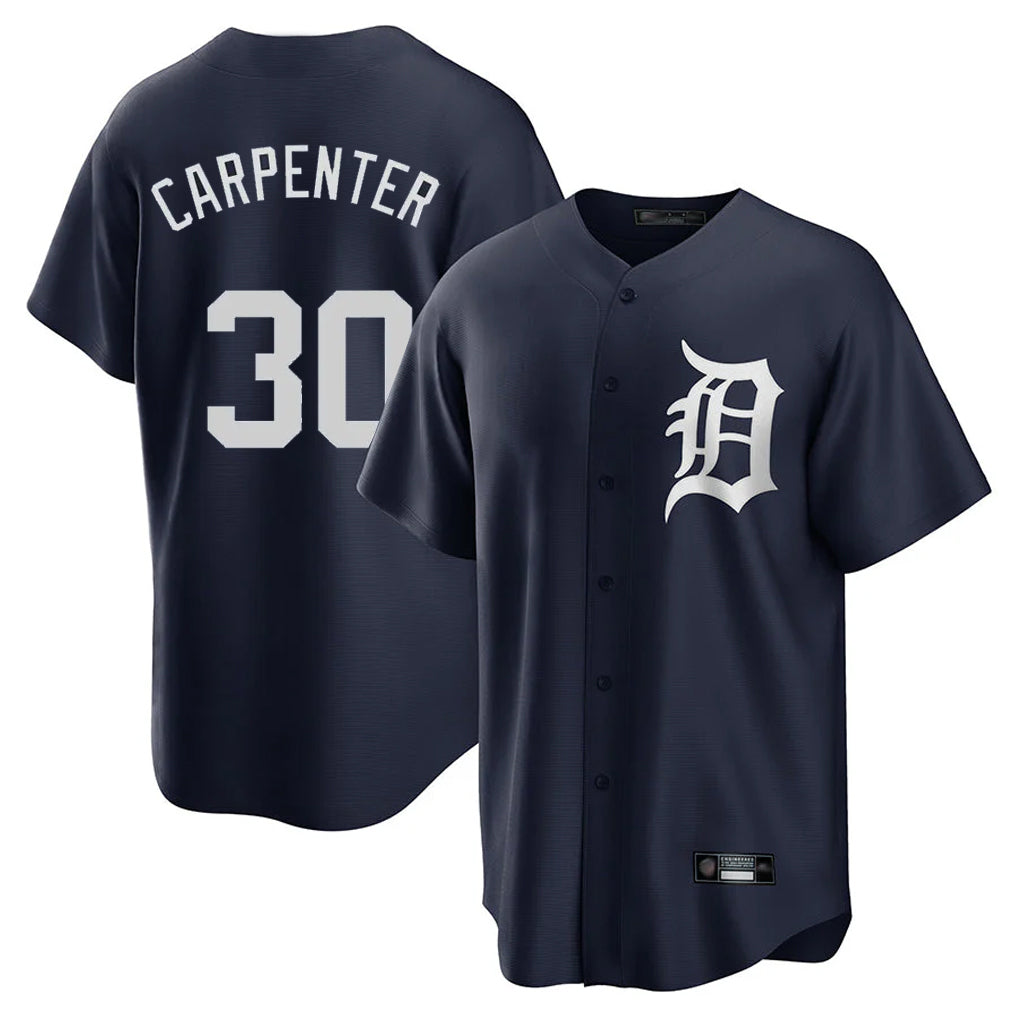 Crovyle D.Tigers #30 Kerry Carpenter Player Navy Game Home Stitched Jerseys