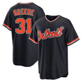Crovyle D.Tigers #31 Riley Greene Player Navy Home Game Stitched Jerseys