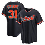 Crovyle D.Tigers #31 Riley Greene Player Navy Home Game Stitched Jerseys