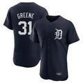 Crovyle D.Tigers #31 Riley Greene Player Navy Limited Elite Home Stitched Jerseys