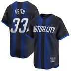 Crovyle D.Tigers #33 Colt Keith Player Navy City Connect Home Limited Stitched Jerseys