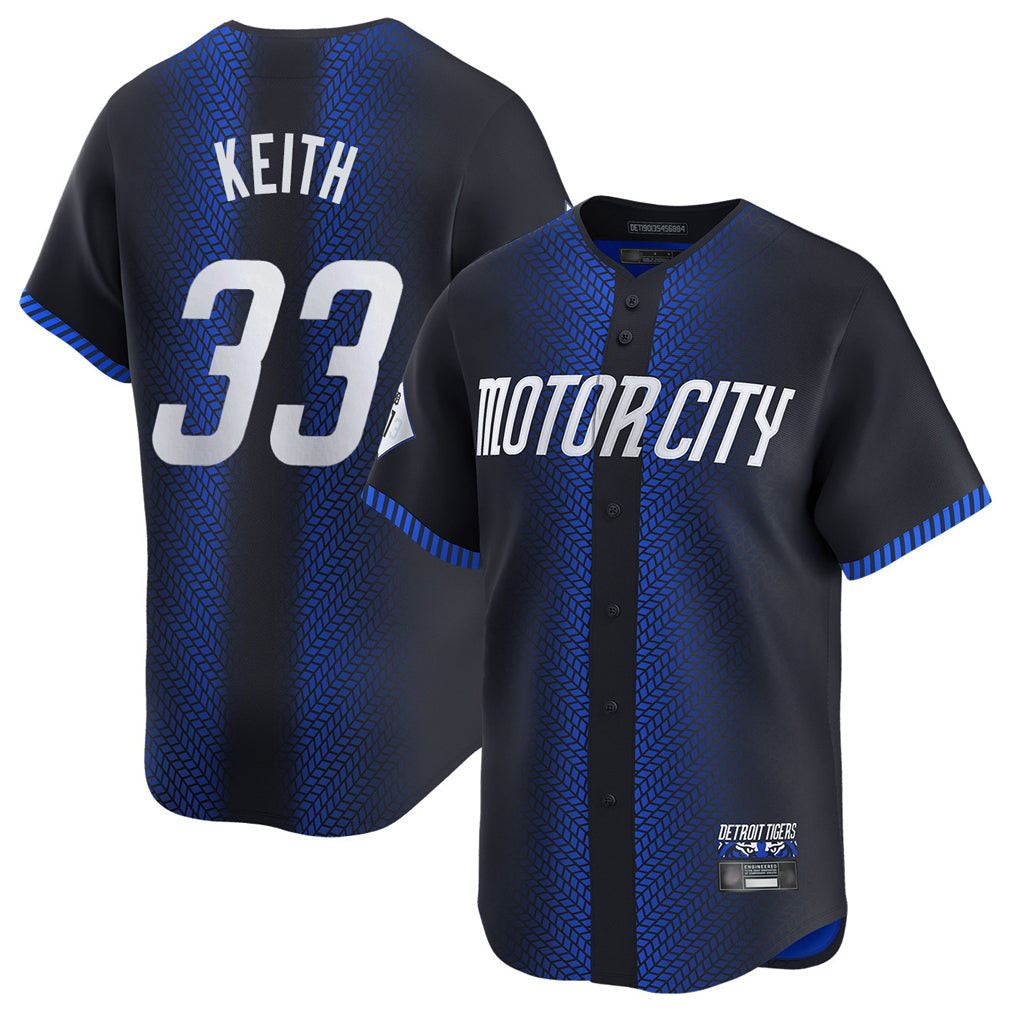 Crovyle D.Tigers #33 Colt Keith Player Navy City Connect Home Limited Stitched Jerseys