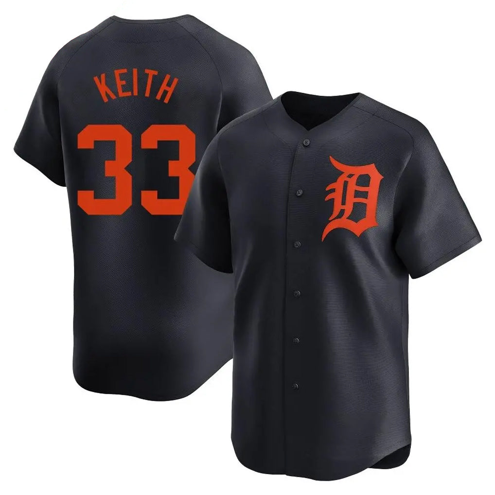 Crovyle D.Tigers #33 Colt Keith Player Navy Home Limited Stitched Jerseys