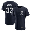 Crovyle D.Tigers #33 Colt Keith Player Navy Limited Elite Home Stitched Jerseys