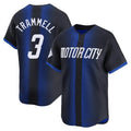 Crovyle D.Tigers #3 Alan Trammell Player Navy City Connect Home Limited Stitched Jerseys